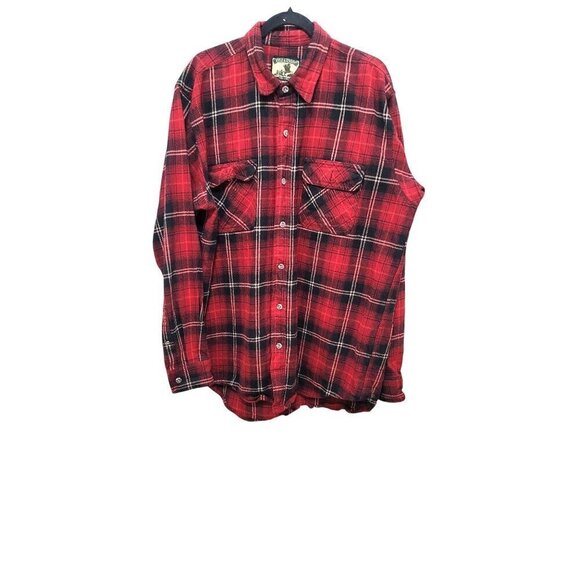 Field & Stream XL Tall Plaid Flannel Button-Up front pocket Shirt - Picture 1 of 10